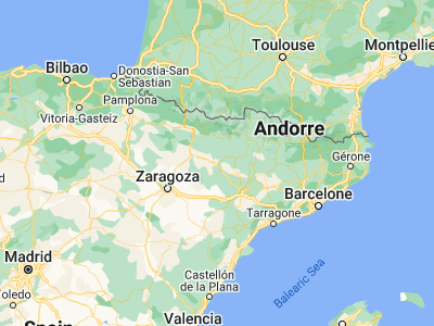 Map showing location of Barbastro (42.03565, 0.12686)
