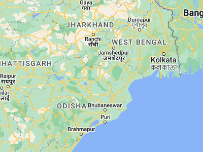 Map showing location of Barbil (21.65685, 85.64349)