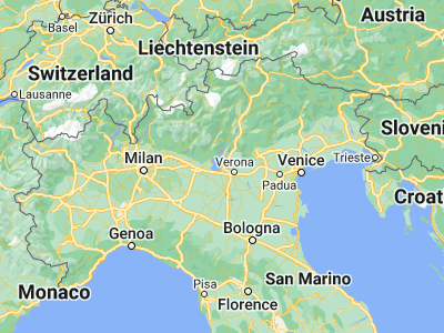 Map showing location of Bardolino (45.54339, 10.72588)