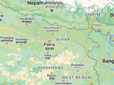 Map showing location of Bārh (25.48438, 85.71027)