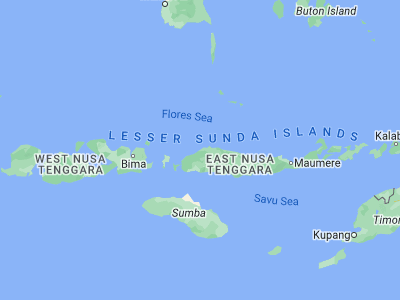 Map showing location of Bari (-8.3518, 120.1822)