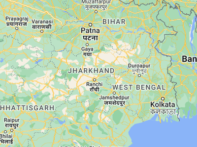 Map showing location of Barka Kāna (23.61667, 85.48333)