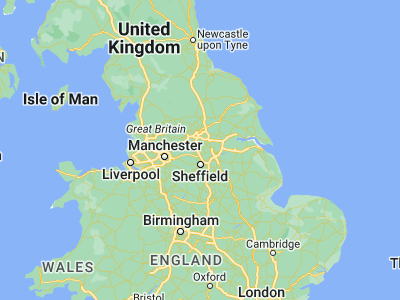 Map showing location of Barnsley (53.55, -1.48333)