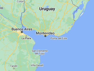 Map showing location of Barra de Carrasco (-34.87722, -56.02972)