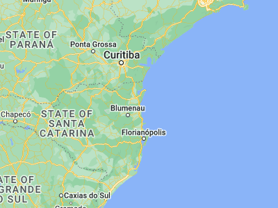 Map showing location of Barra Velha (-26.63222, -48.68472)