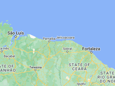 Map showing location of Barroquinha (-3.01889, -41.13611)