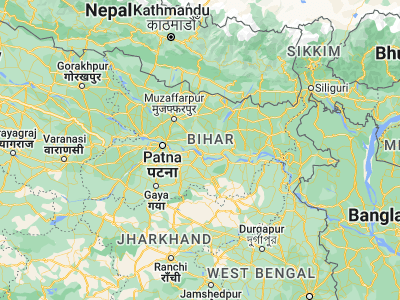 Map showing location of Bāruni (25.47446, 85.96681)