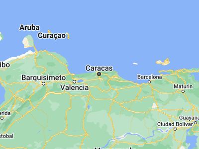 Map showing location of Baruta (10.43398, -66.87662)