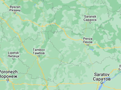 Map showing location of Bashmakovo (53.21329, 43.0342)
