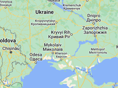 Map showing location of Bashtanka (47.40719, 32.43868)