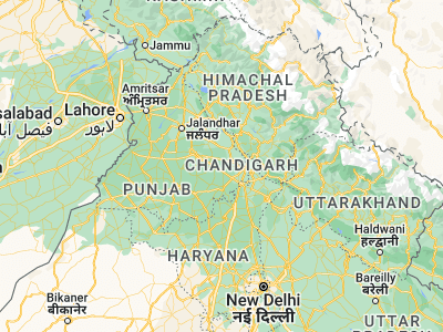 Map showing location of Basi (30.69001, 76.40154)