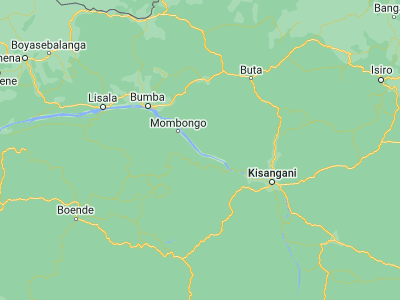 Map showing location of Basoko (1.23909, 23.61598)