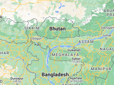 Map showing location of Bāsugaon (26.46742, 90.41951)