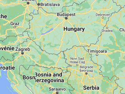 Map showing location of Báta (46.12864, 18.77027)
