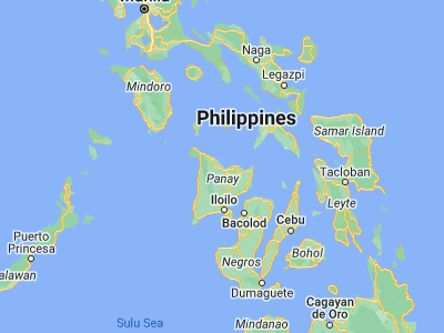 Map showing location of Batan (11.5857, 122.4971)