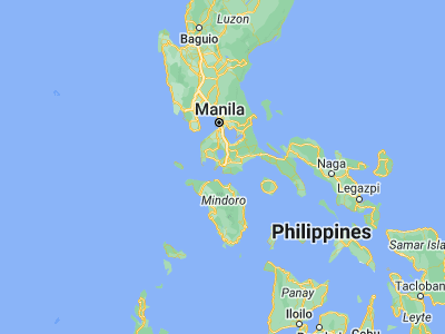 Map showing location of Batangas (13.7567, 121.0584)
