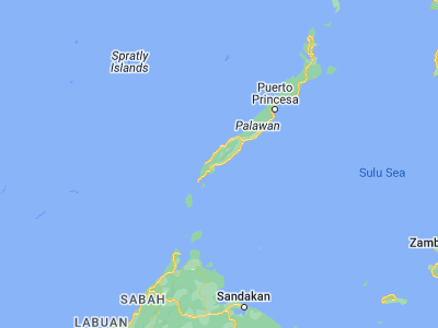 Map showing location of Batarasa (8.66167, 117.62222)