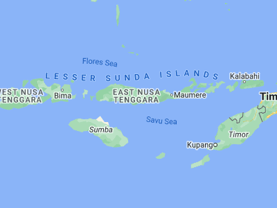 Map showing location of Batawa (-8.8954, 121.1482)