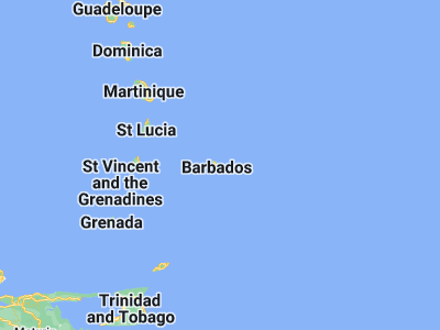 Map showing location of Bathsheba (13.21667, -59.51667)