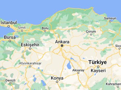 Map showing location of Batikent (39.96833, 32.73083)