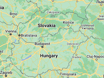 Map showing location of Bátonyterenye (47.96962, 19.84076)