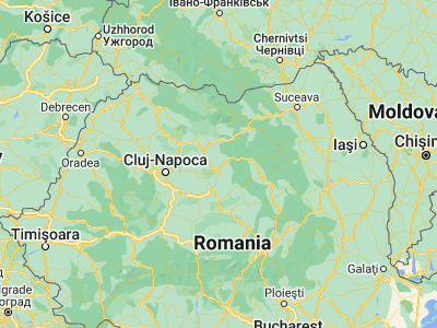 Map showing location of Batoş (46.88333, 24.66667)