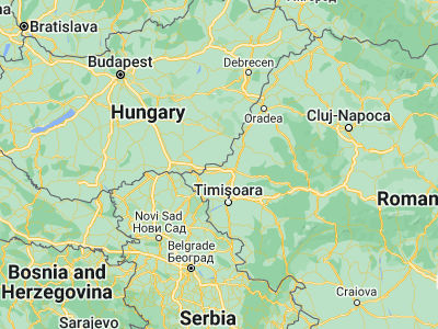 Map showing location of Battonya (46.28333, 21.01667)