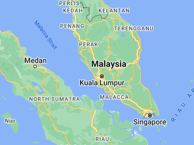 Map showing location of Batu Arang (3.31667, 101.46667)