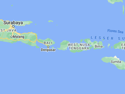 Map showing location of Batutulis (-8.6911, 116.2139)