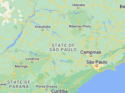 Map showing location of Bauru (-22.31472, -49.06056)