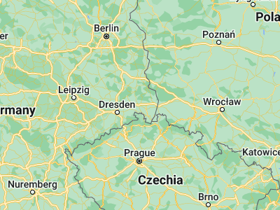 Map showing location of Bautzen (51.18035, 14.43494)