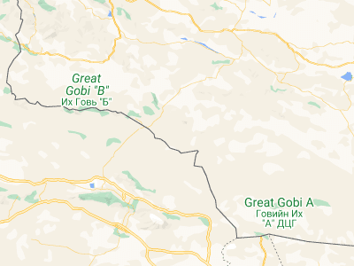 Map showing location of Bayan-Ovoo (44.61667, 94.91667)