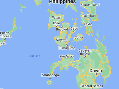 Map showing location of Bayawan (9.3649, 122.804)