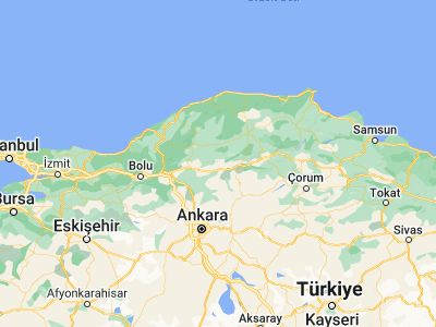 Map showing location of Bayramören (40.94329, 33.203)