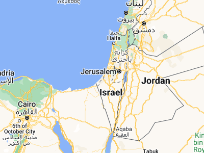 Map showing location of Bayt Lāhyā (31.5464, 34.49514)