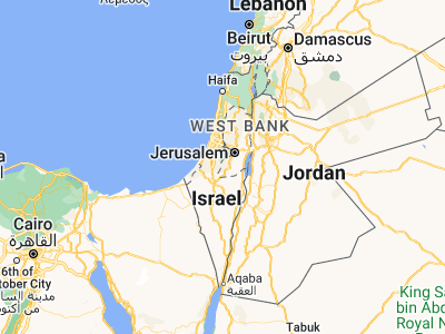 Map showing location of Bayt Maqdūm (31.53537, 34.97192)