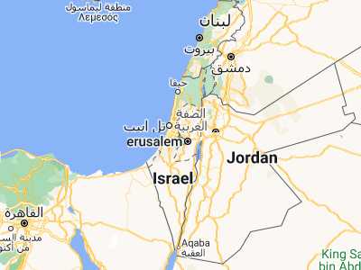 Map showing location of Bayt Sīrā (31.8878, 35.04623)