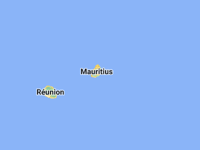 Map showing location of Beau Vallon (-20.41889, 57.69528)