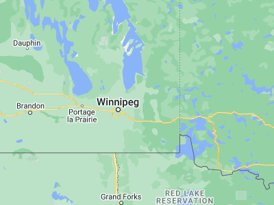 Map showing location of Beausejour (50.0622, -96.51669)