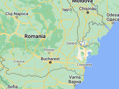 Map showing location of Beceni (45.38333, 26.78333)