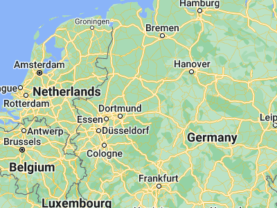 Map showing location of Beckum (51.75571, 8.04075)