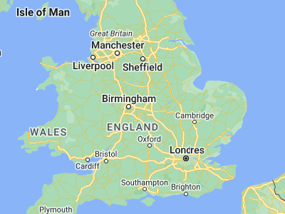 Map showing location of Bedworth (52.4791, -1.46909)