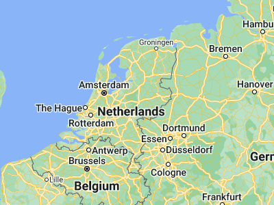 Map showing location of Beekbergen (52.16, 5.96389)