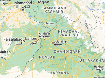 Map showing location of Begowāl (31.61152, 75.52135)