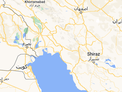 Map showing location of Behbahān (30.5959, 50.2417)