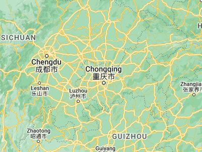 Map showing location of Beibei (29.82556, 106.43389)