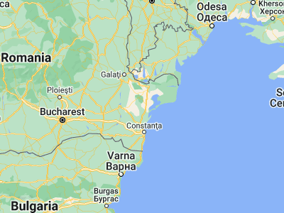 Map showing location of Beidaud (44.71667, 28.56667)