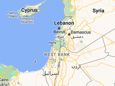 Map showing location of Beit Jann (32.96464, 35.38152)