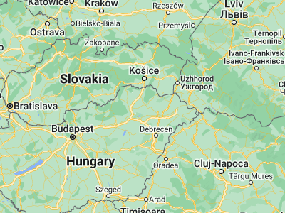 Map showing location of Bekecs (48.15, 21.18333)