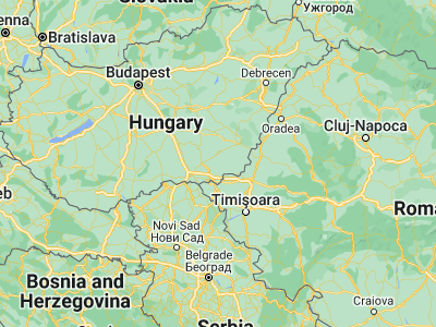 Map showing location of Békéssámson (46.41667, 20.63333)